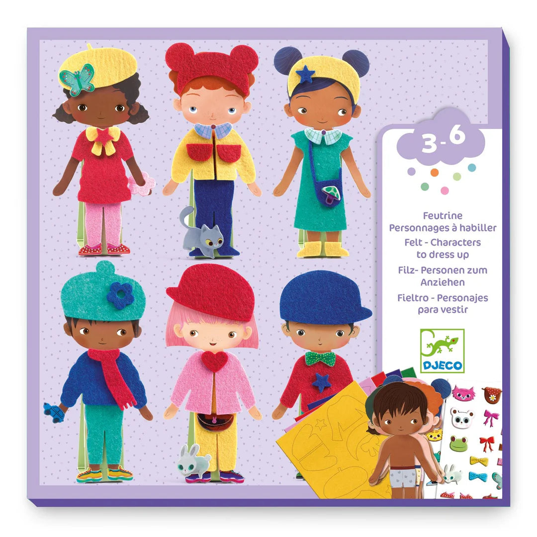 Dress Up Felt Characters