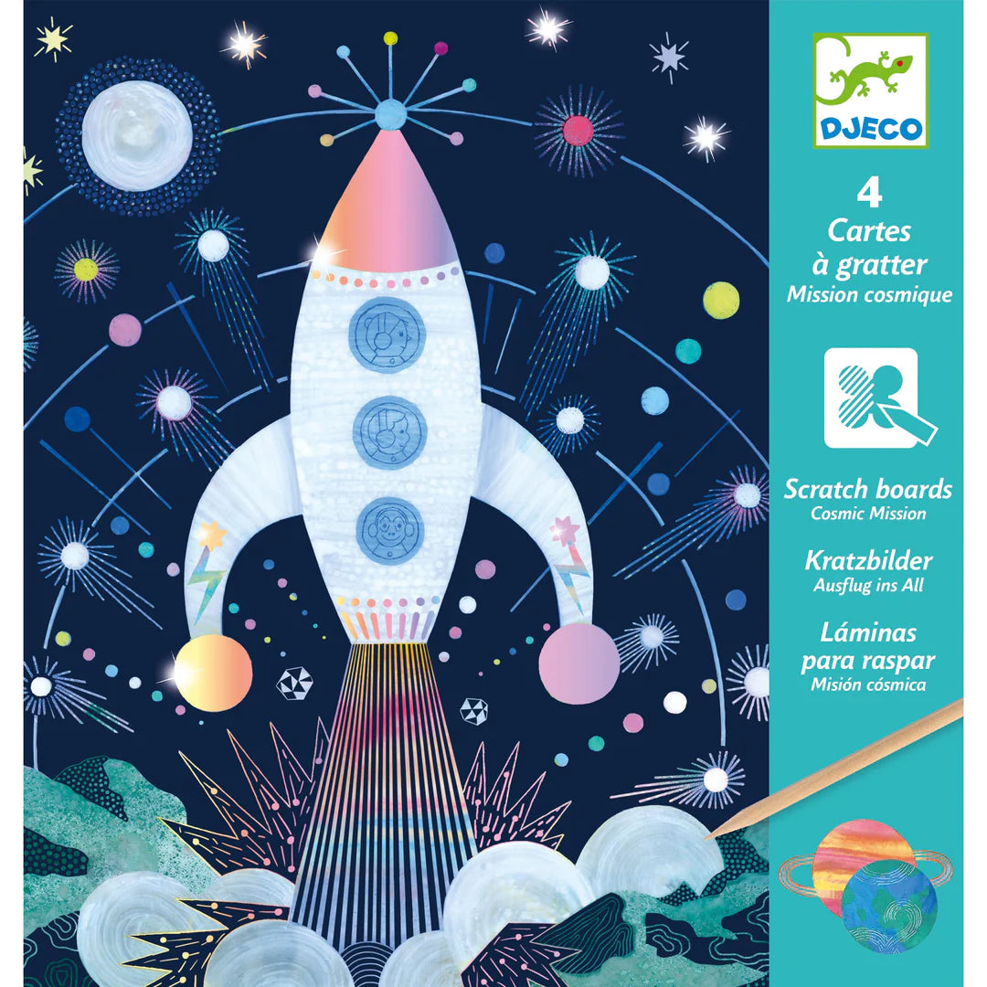 Cosmic Mission Scratch Card Set