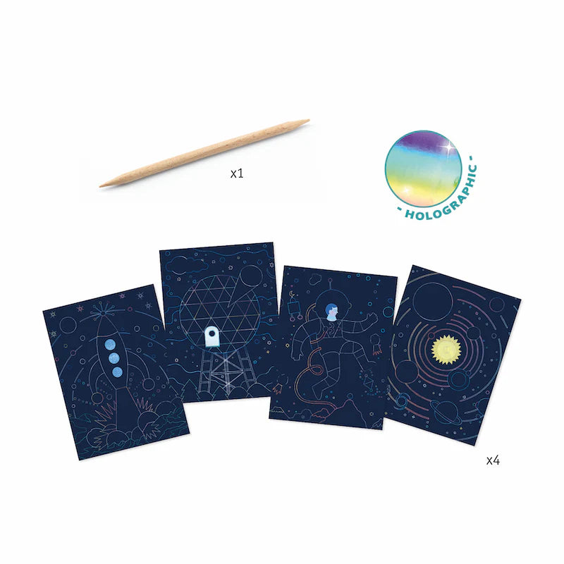 Cosmic Mission Scratch Card Set
