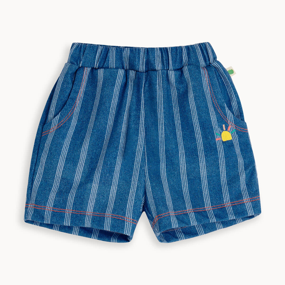 Mykanos - Denim Pinstripe Baby & Kids Shorts
