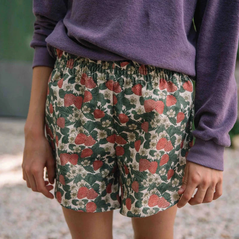 Strawberry Twill Shorts