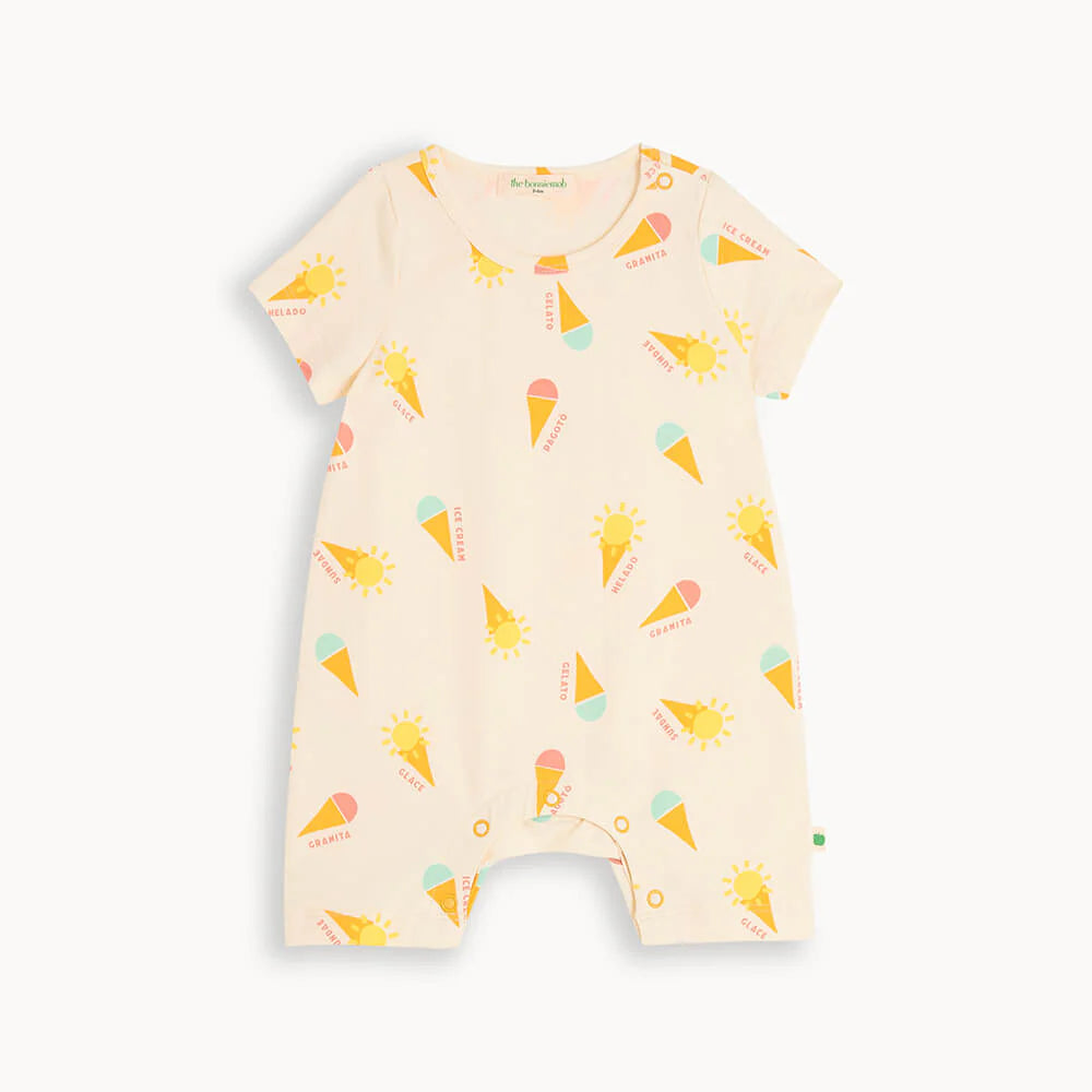 Skiff - Gelato Jersey Baby & Toddler Shorty Playsuit