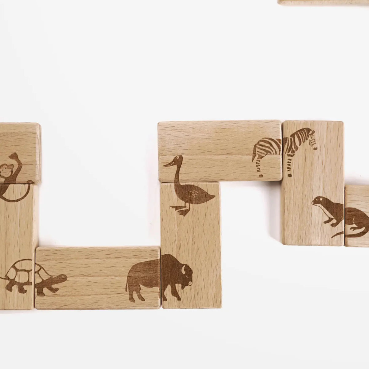 Wooden Animal Dominos