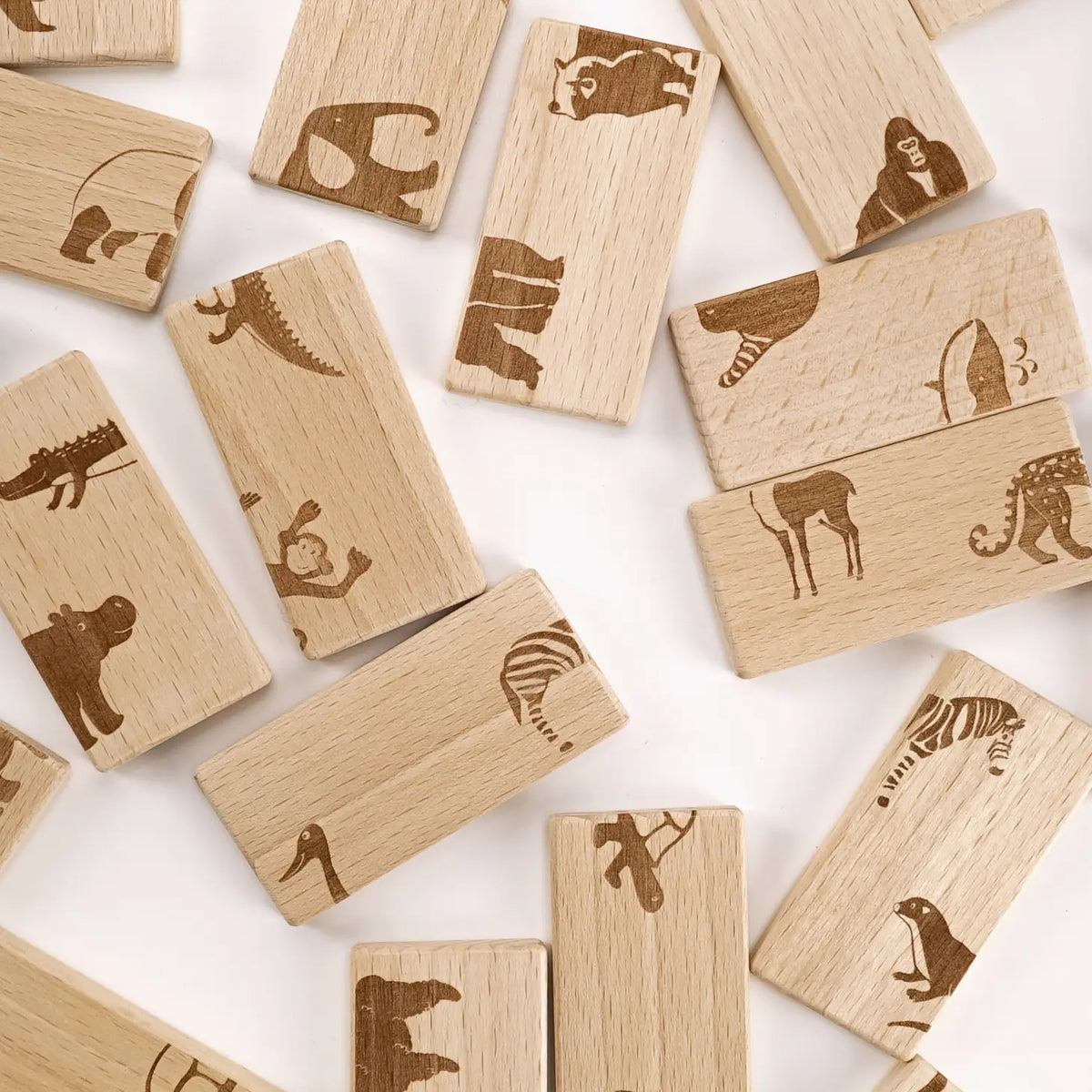 Wooden Animal Dominos