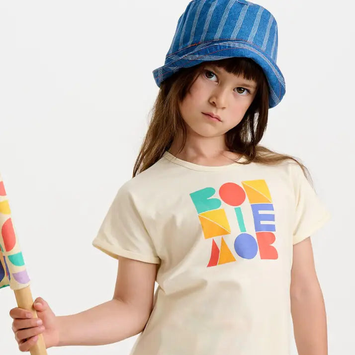 Mer - Denim Pinstripe Baby & Kids Sun Hat